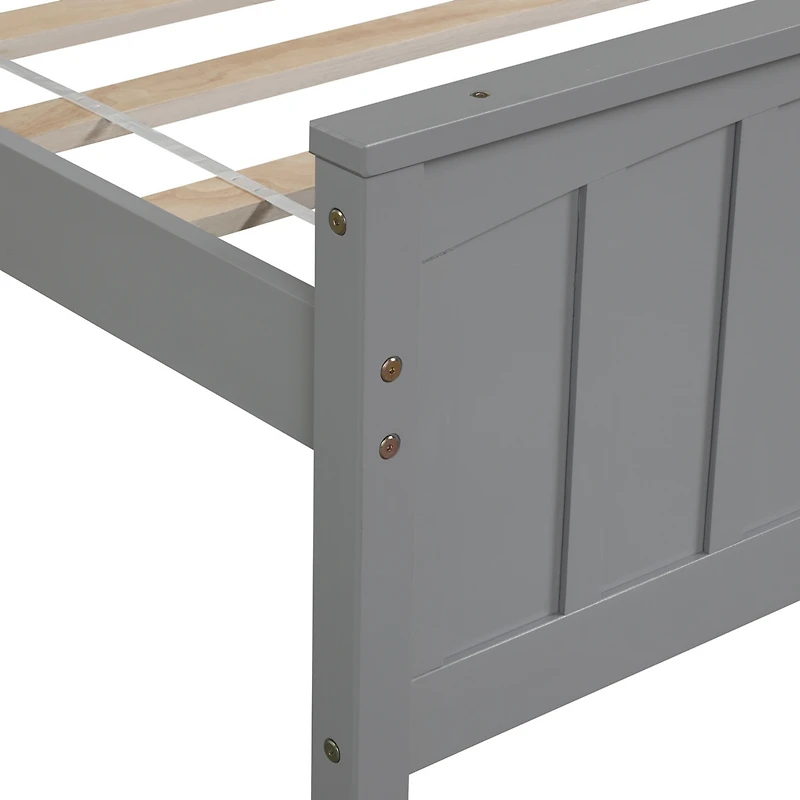 Streamdale Wood Platform Bed Twin
