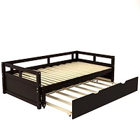 Streamdale Extending Daybed With Trundle, Wooden Trundle Twin