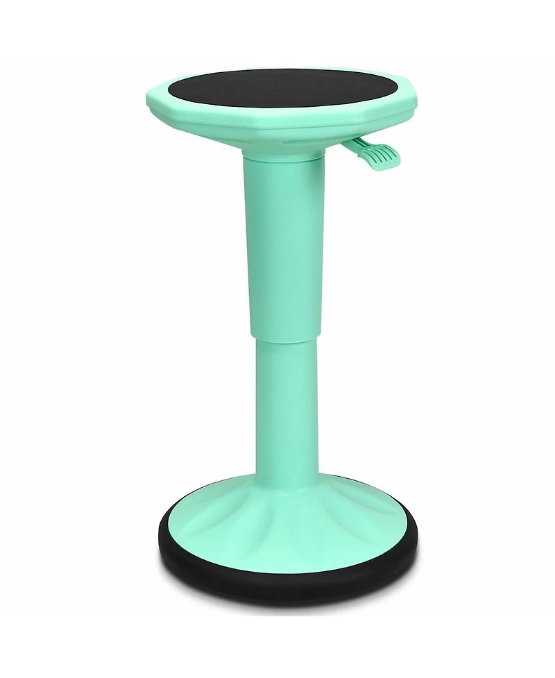 Slickblue Adjustable Active Learning Stool Sitting Home Office Wobble Chair with Cushion Seat