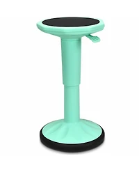 Slickblue Adjustable Active Learning Stool Sitting Home Office Wobble Chair with Cushion Seat