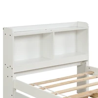 Streamdale Twin Bed With Trundle, Bookcase