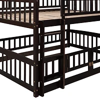 Streamdale Full Over Bunk Bed with Slide and Safety Features