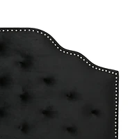 Simplie Fun Elegant Button Tufted Diamond Stitched Headboard with Easy Assembly