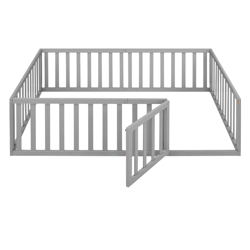 Streamdale Full Wood Daybed Frame With Fence