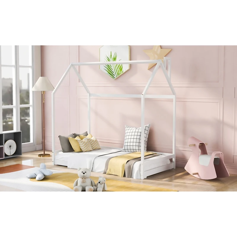 Streamdale Twin House Bed Wood