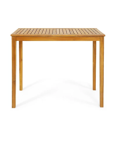 Slickblue Rectangular Indoor and Outdoor Bar Height Table for Garden