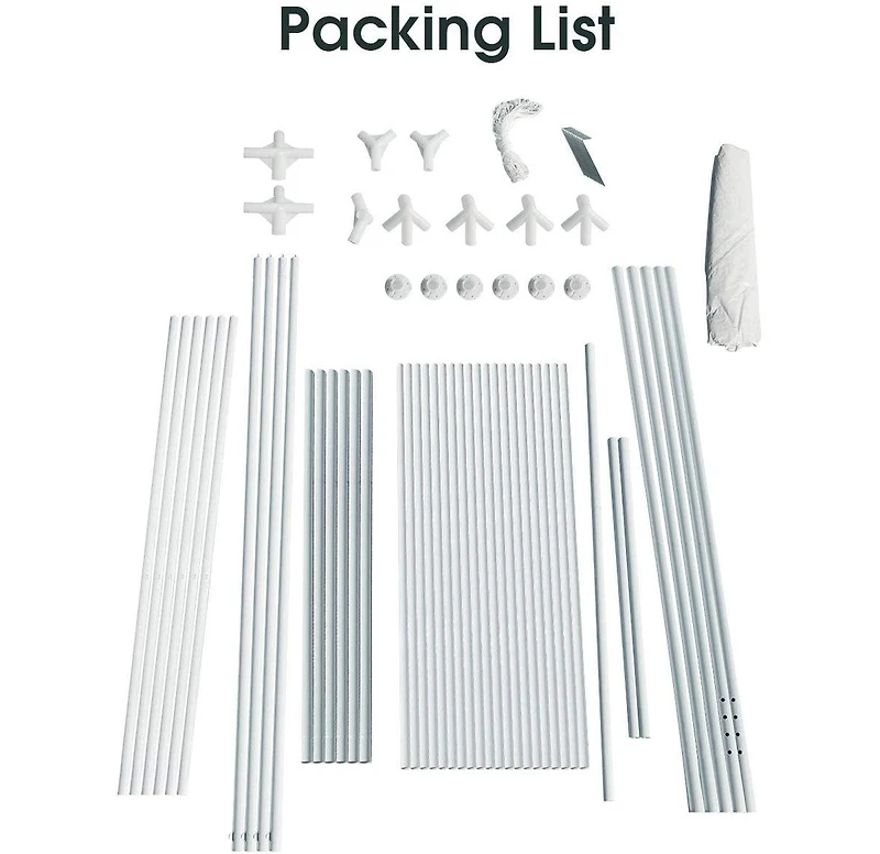 Slickblue 10 x 20 Feet Waterproof Canopy Tent with Tent Peg and Wind Rope