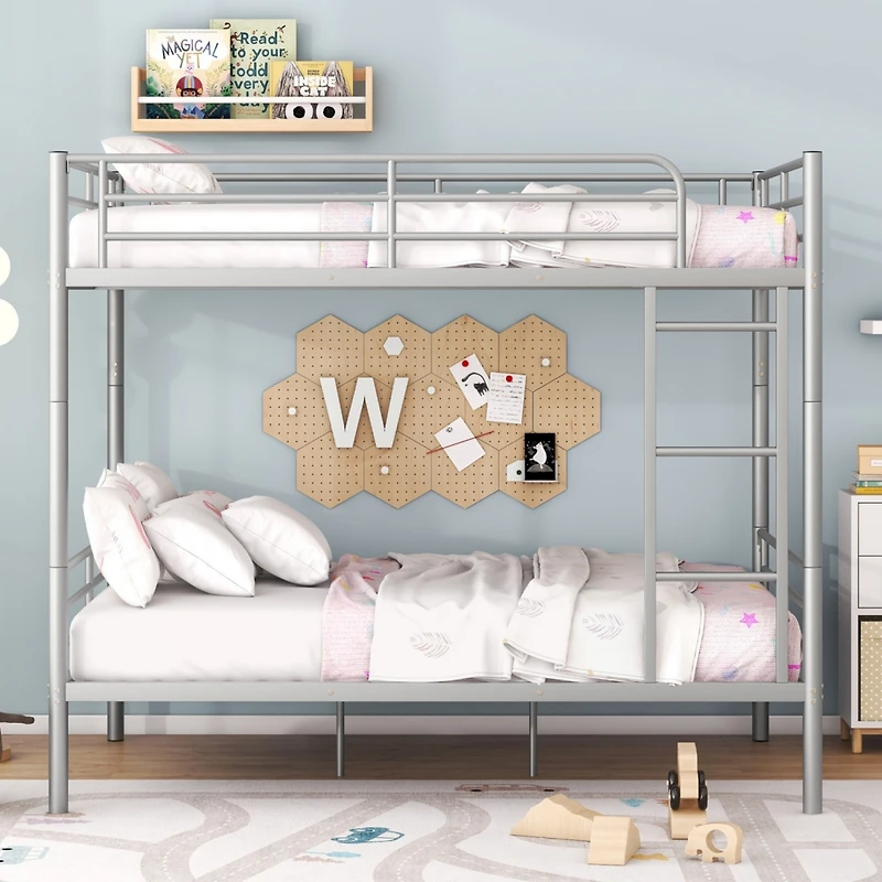Streamdale Full Over Metal Bunk Bed, White
