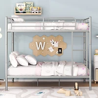 Streamdale Full Over Metal Bunk Bed, White