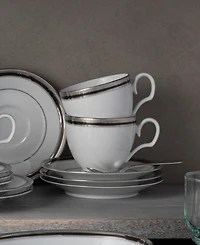 Noritake Austin Platinum Set of 4 Cups