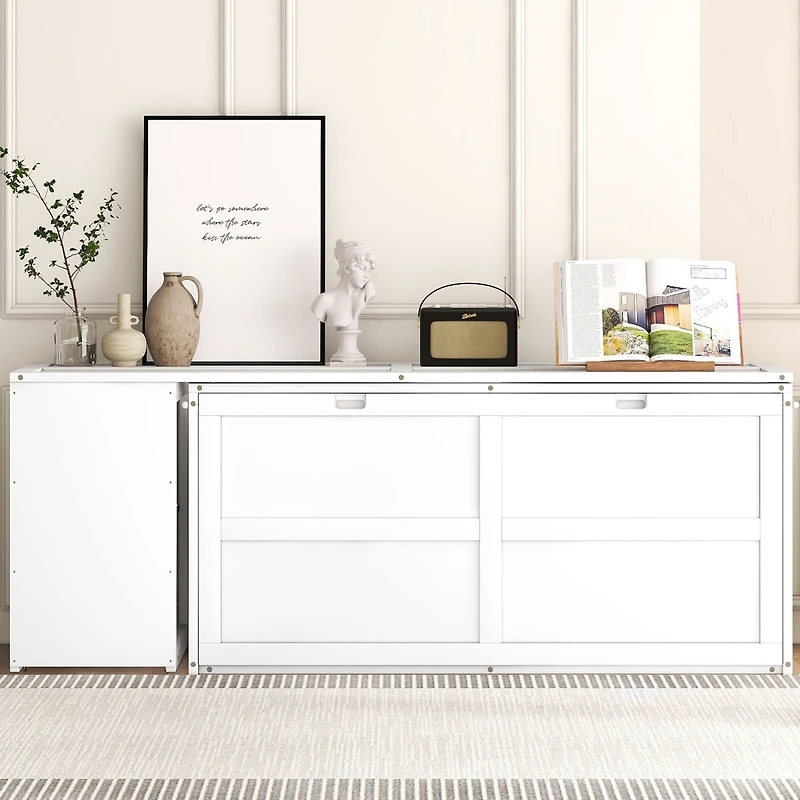 Streamdale Queen Murphy Bed With Rotatable Desk
