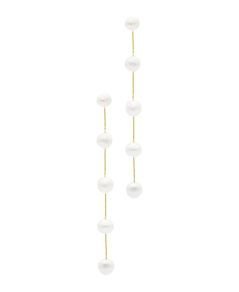 Adornia Gold Freshwater Cultivated Pearl Sweeper Earrings