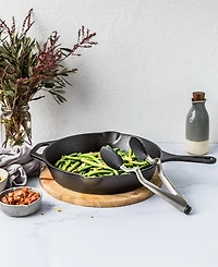 Dreamfarm 9" Stainless Steel Silicone Tongs