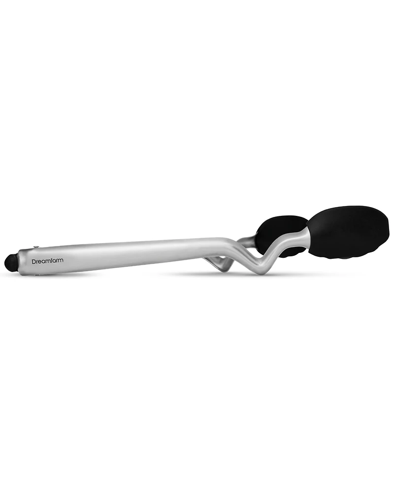 Dreamfarm 12" Stainless Steel Silicone Tongs