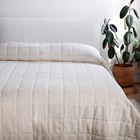 French Linen Box Stitch Quilt