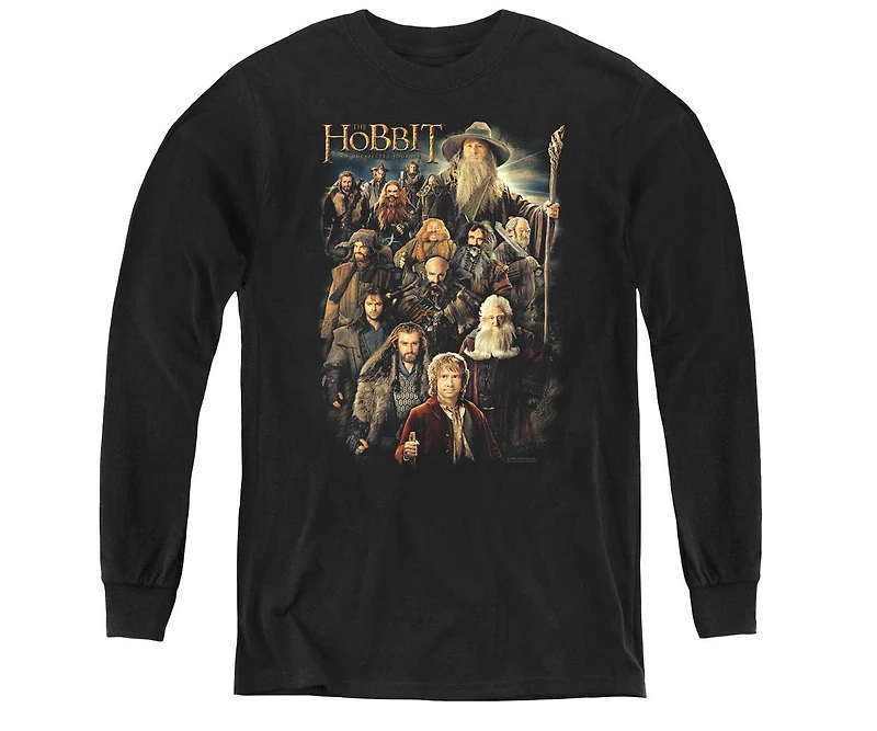 The Hobbit Youth Somber Company Long Sleeve Sweatshirts