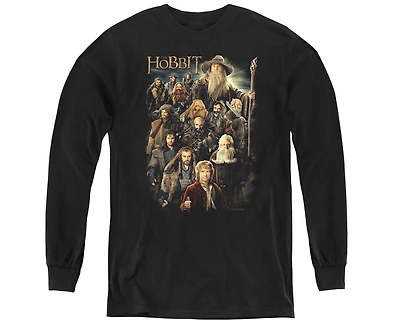 The Hobbit Youth Somber Company Long Sleeve Sweatshirts