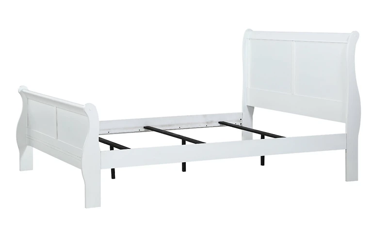 Streamdale Louis Philippe Panel Sleigh Bed, Full Size