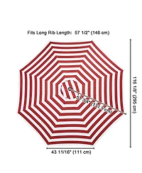 10 Ft Patio Umbrella Replacement Canopy Market Table Top Sunshade Cover Market