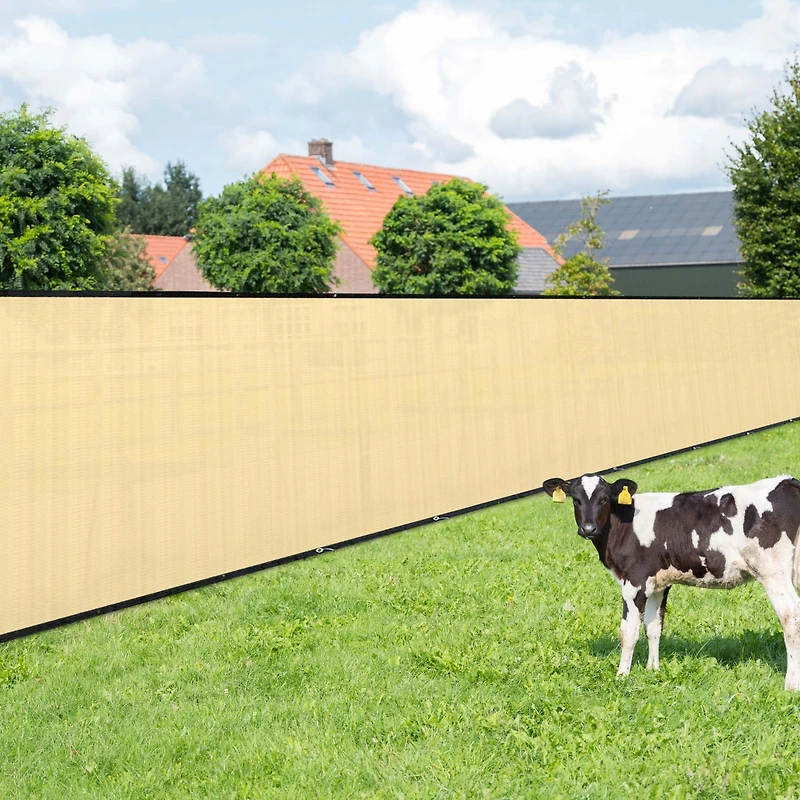 25x6 Ft Privacy Fence Screen Mesh Windscreen Shade Cover 160gsm New Hdpe 2 Pack