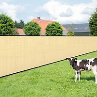 25x6 Ft Privacy Fence Screen Mesh Windscreen Shade Cover 160gsm New Hdpe 2 Pack
