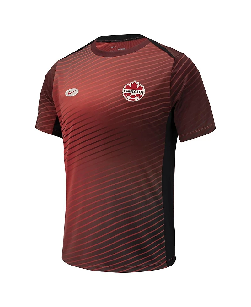 Nike Men's Red Canada Soccer 2024 Pre-Match Top