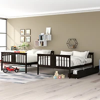 Streamdale Full/Full Bunk Bed with Storage