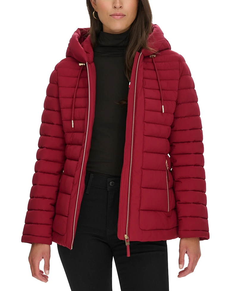 Tommy Hilfiger Women's Hooded Packable Puffer Coat