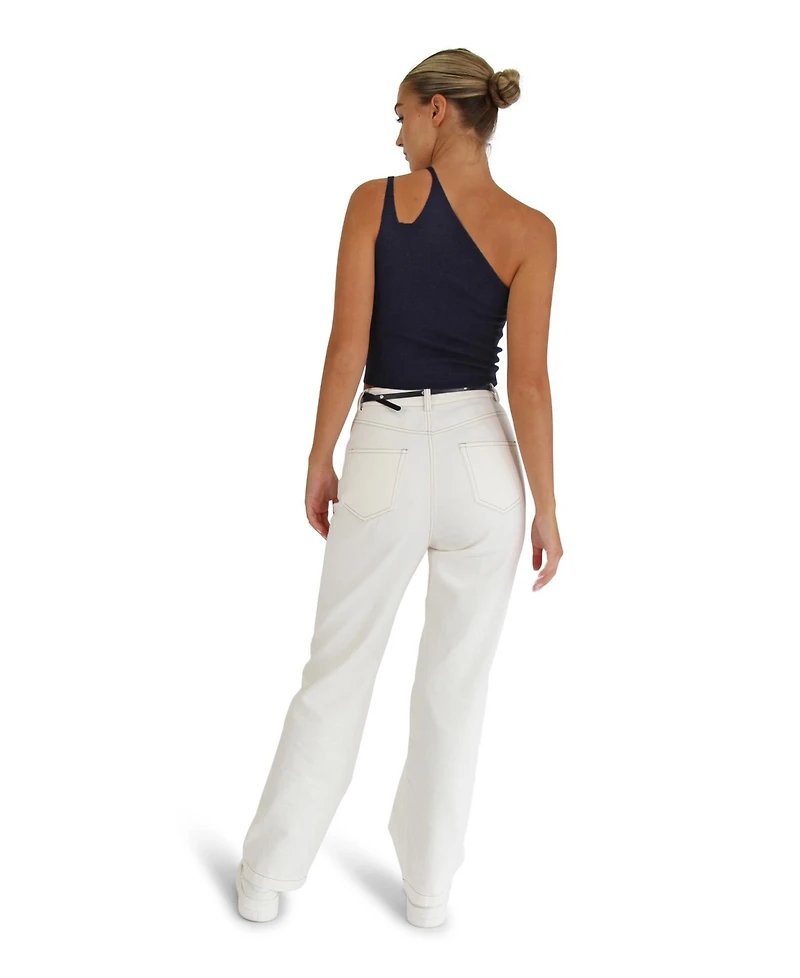 Belle & Bloom Women's Symphony Double Strap Knit Crop