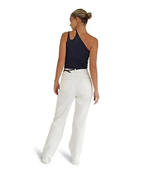 Belle & Bloom Women's Symphony Double Strap Knit Crop