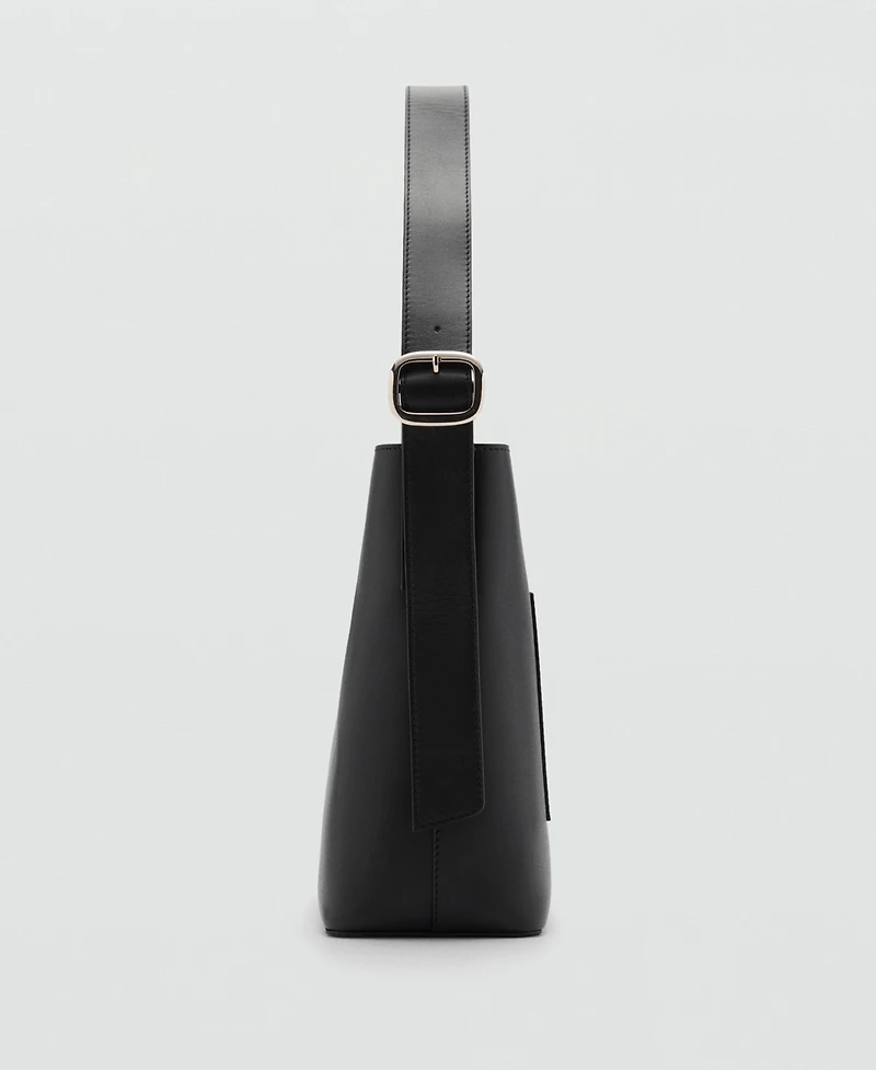 Mango Women's Asymmetric Stiletto Shopper Bag