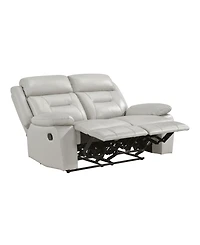 Homelegance White Label Corvallis 63" Double Reclining Love Seat