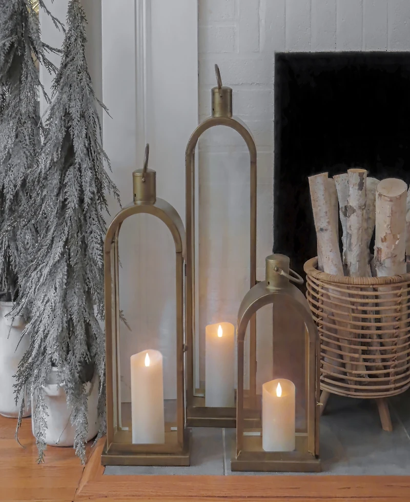 National Tree Company Hgtv Home Collection Antique Bronze Arched Lantern