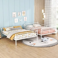 Streamdale Full Xl Over Queen Metal Bunk Bed