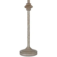 360 Lighting Lynn Country Cottage Buffet Table Lamps 26 3/4" High Set of 2 Beige Wood Oatmeal Drum Shade for Bedroom Living Room Bedside Nightsta