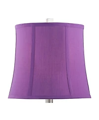 360 Lighting Bijoux Modern Table Lamp 25 1/2" High Multi Colored Stacked Gem Purple Shade for Bedroom Living Room Bedside Nightstand Office Famil