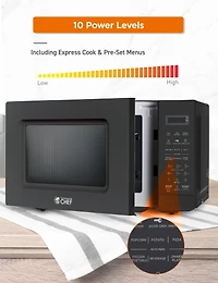Cu. Ft. Counter Top Microwave,Black