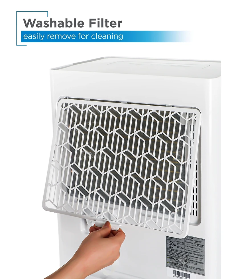 Dehumidifier, 50 Pint Dehumidifier,Portable Dehumidifier with Continuous Drainage 4500 Sq. Ft