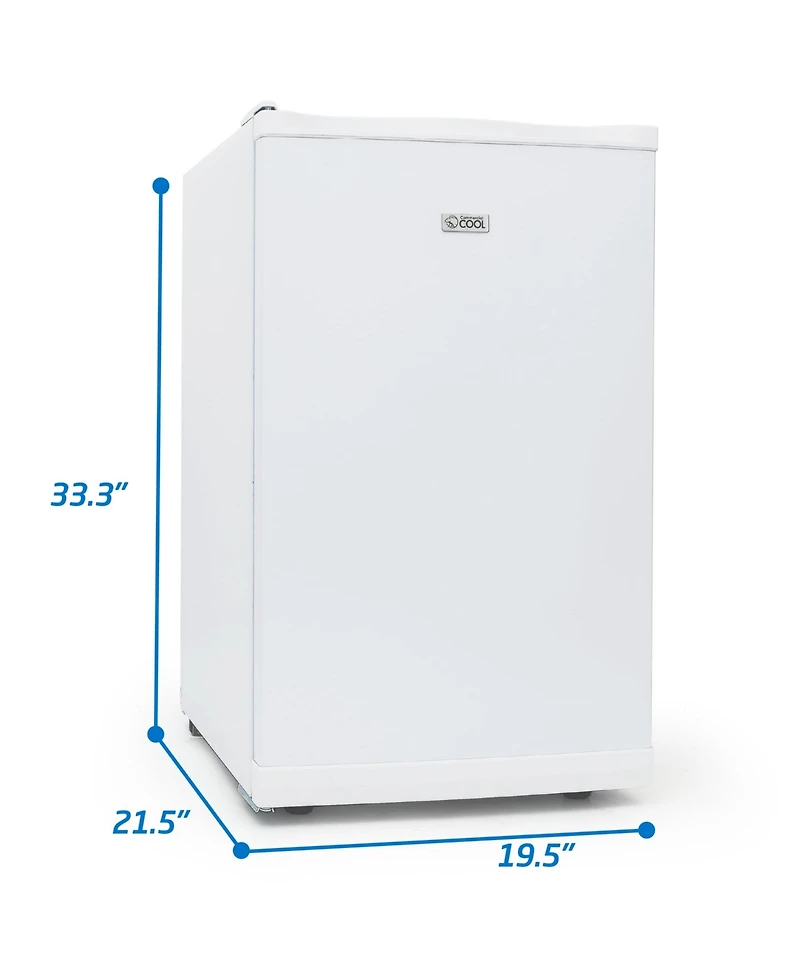 2.8 Cu.Ft. Upright Freezer - White