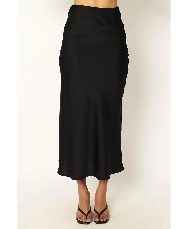 Petal and Pup Women's Nellie Satin Midi Skirt