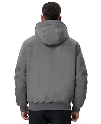 Hawke & Co. Men's Soft-Shell Hooded Sherpa Jacket