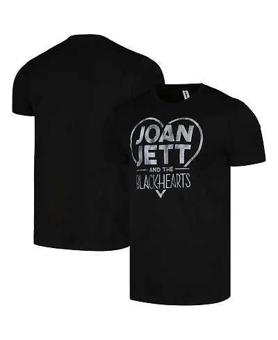 HiFi Entertainment Men's and Women's Black Joan Jett The Blackhearts T-Shirt