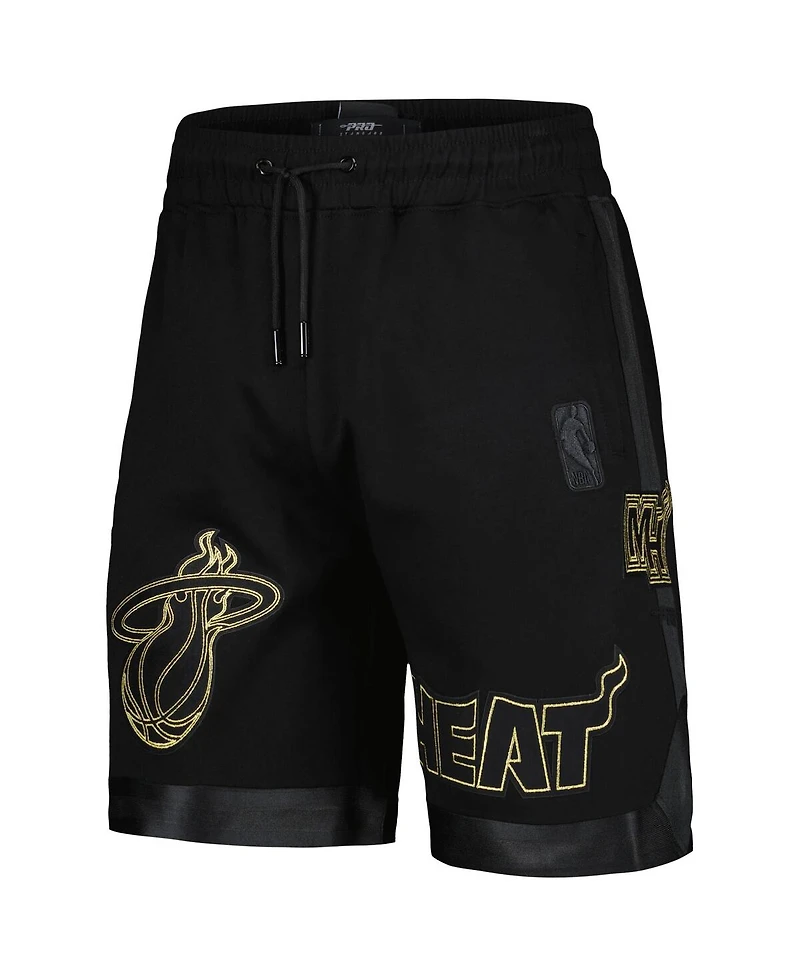 Pro Standard Men's Black Miami Heat Shorts