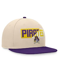 Top of the World Men's Khaki Ecu Pirates Goalaso Snapback Hat