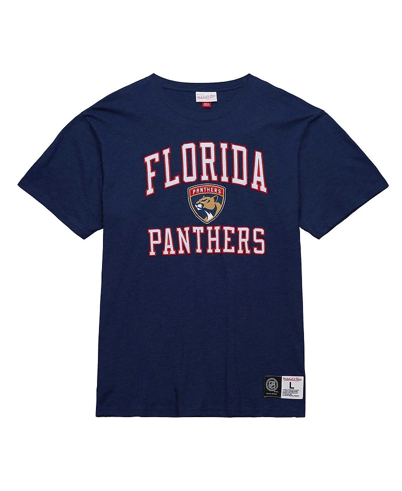 Mitchell & Ness Men's Navy Florida Panthers Legendary Slub T-Shirt