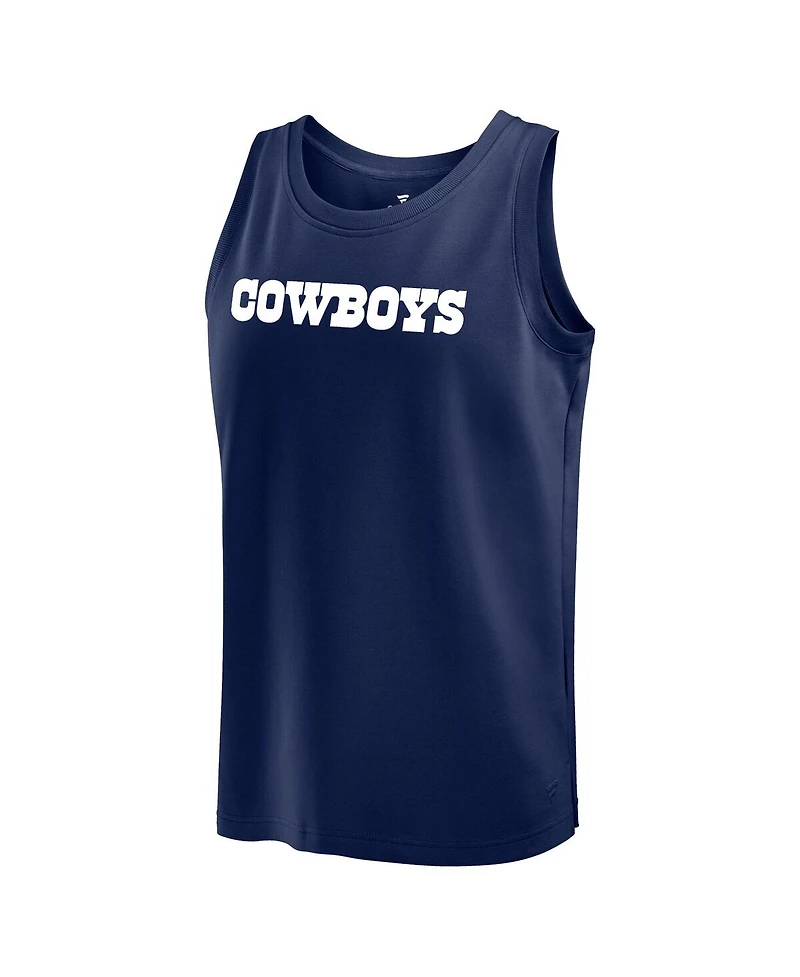 Fanatics Men's Navy Dallas Cowboys Elements Tank Top