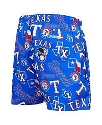 Pro Standard Men's Royal Texas Rangers Toss Logo Woven Shorts