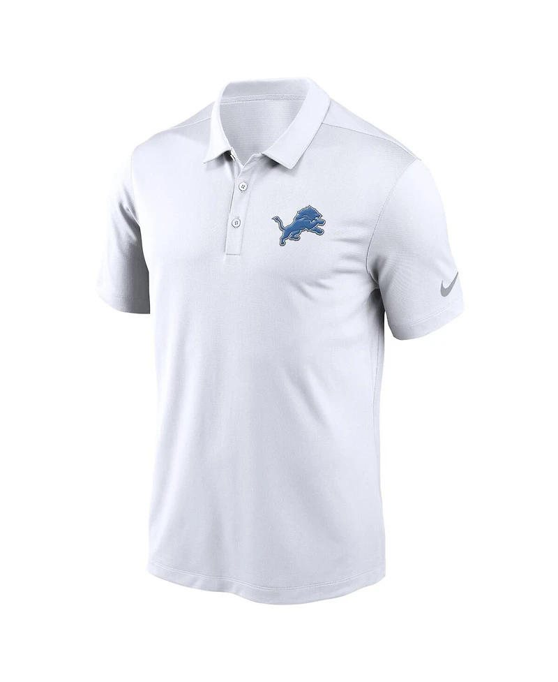 Nike Men's White Detroit Lions Franchise Logo Performance Polo