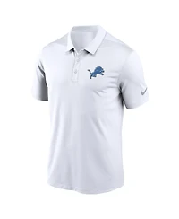 Nike Men's White Detroit Lions Franchise Logo Performance Polo