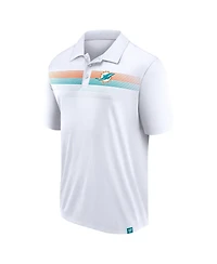 Fanatics Men's White Miami Dolphins Big Tall Sublimated Polo